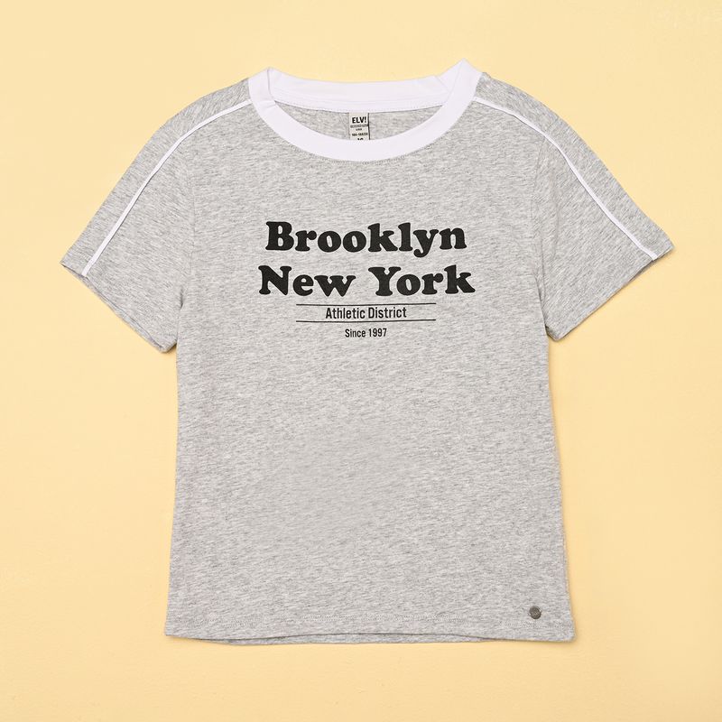 ELV - Camiseta Niña Manga corta Algodón Elv