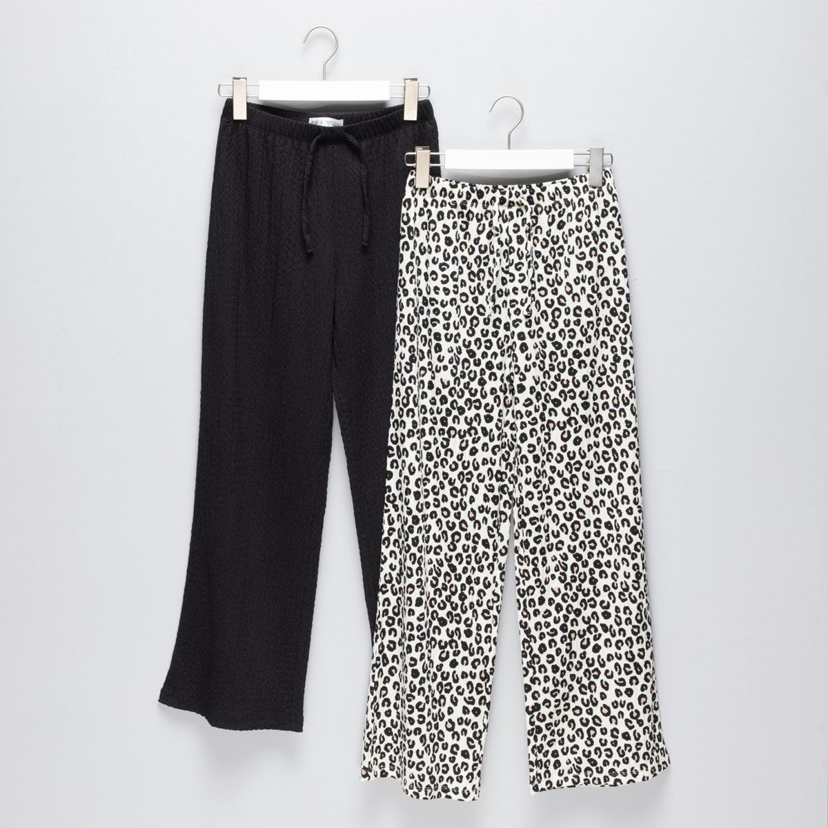 ELV - Pantalones Niña Pack de 2 unidades Cintura elásticada Elv