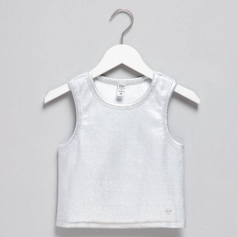 ELV - Camiseta Niña  Brillante Algodón Elv