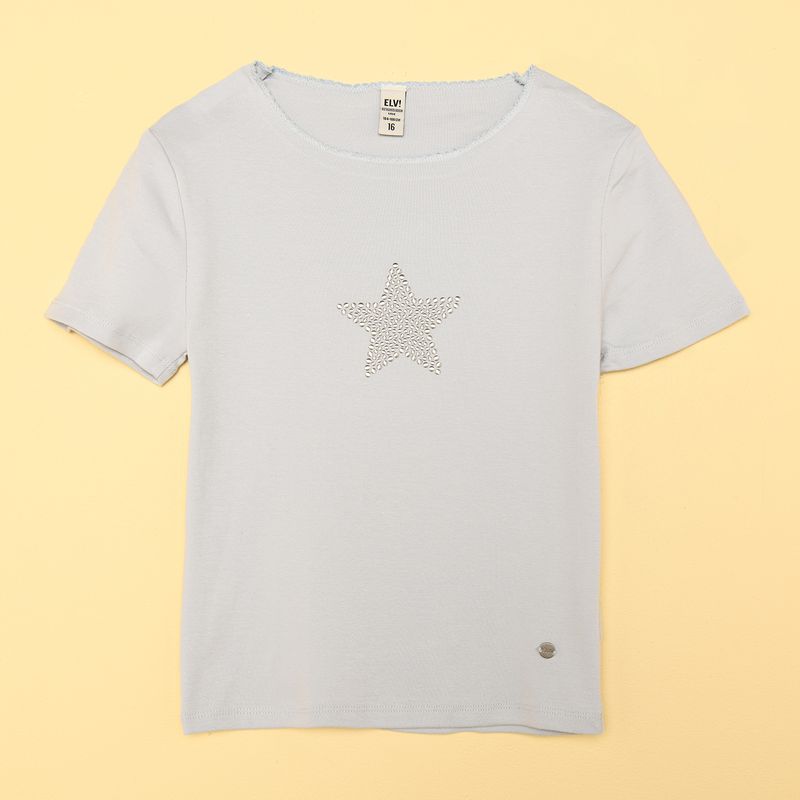 ELV - Camiseta Niña Manga corta Algodón Elv