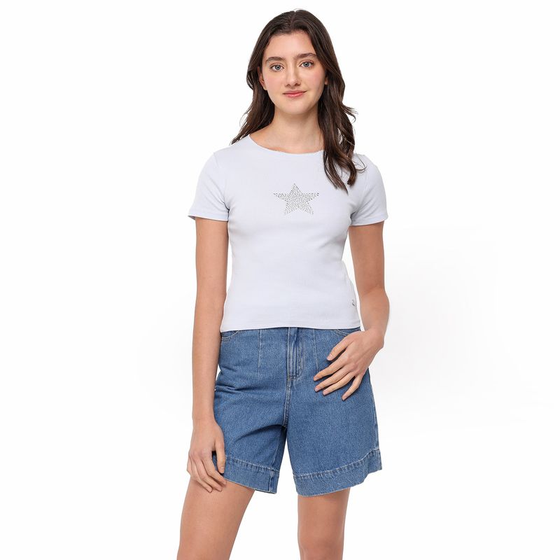 ELV - Camiseta Niña Manga corta Algodón Elv