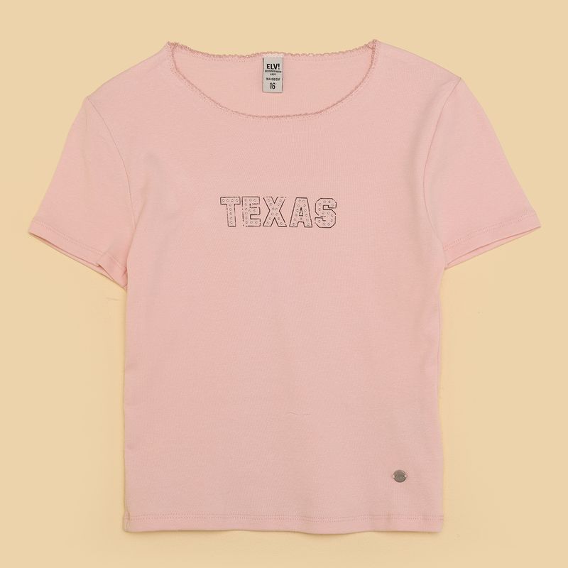 ELV - Camiseta Niña Manga corta Algodón Elv