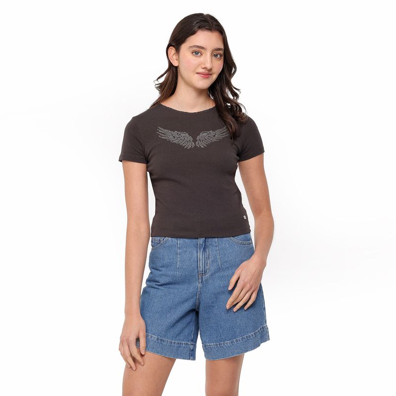 ELV - Camiseta Niña Manga corta Algodón Elv