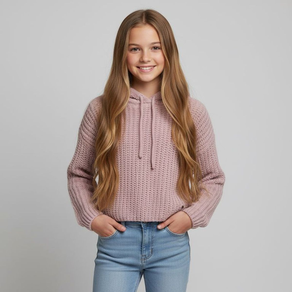 DOO AUSTRALIA - Saco Con capucha Para Niña Tejido Doo Australia