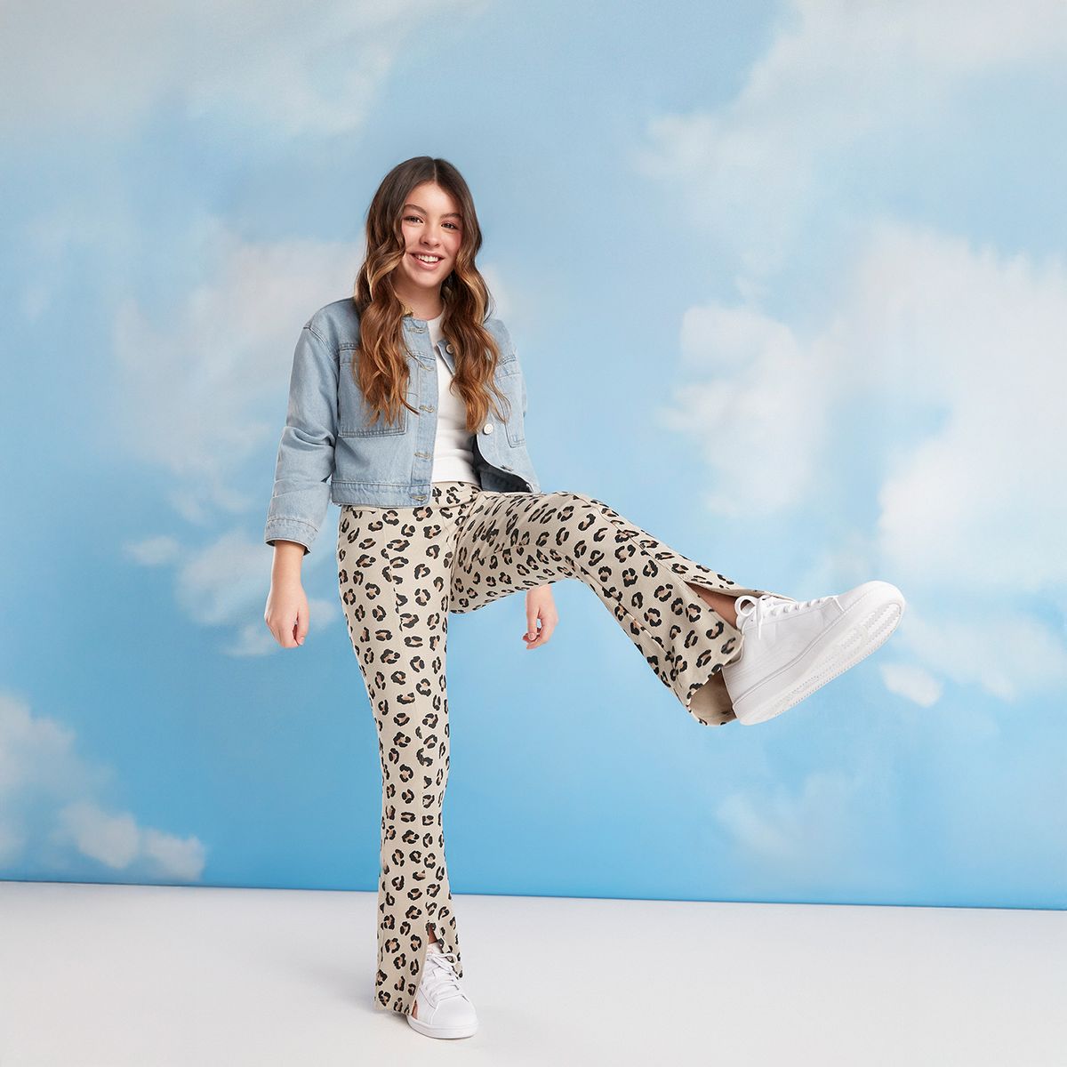 ELV - Legging Niña  Cintura elásticada Algodón Elv