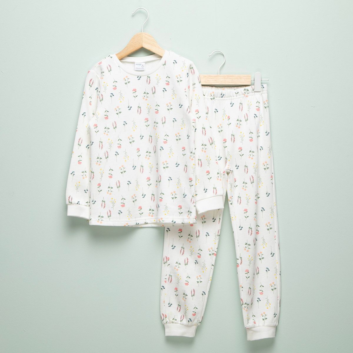 YAMP - Pijama Cintura elásticada para Niña 2 piezas de Algodón Yamp