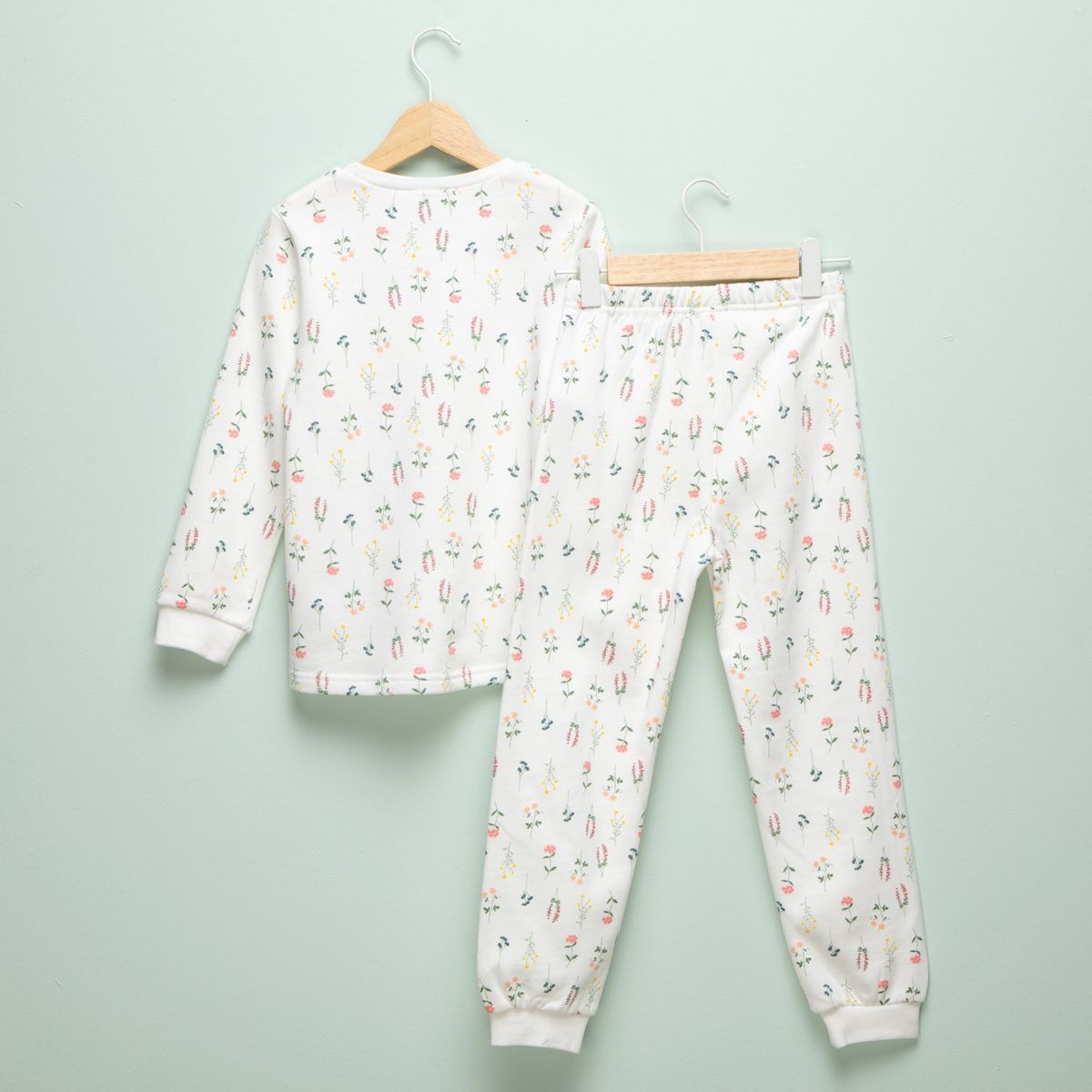 YAMP - Pijama Cintura elásticada para Niña 2 piezas de Algodón Yamp