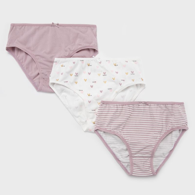 ELV - Panty para Niña Pack de 3 unidades de Algodón ELV