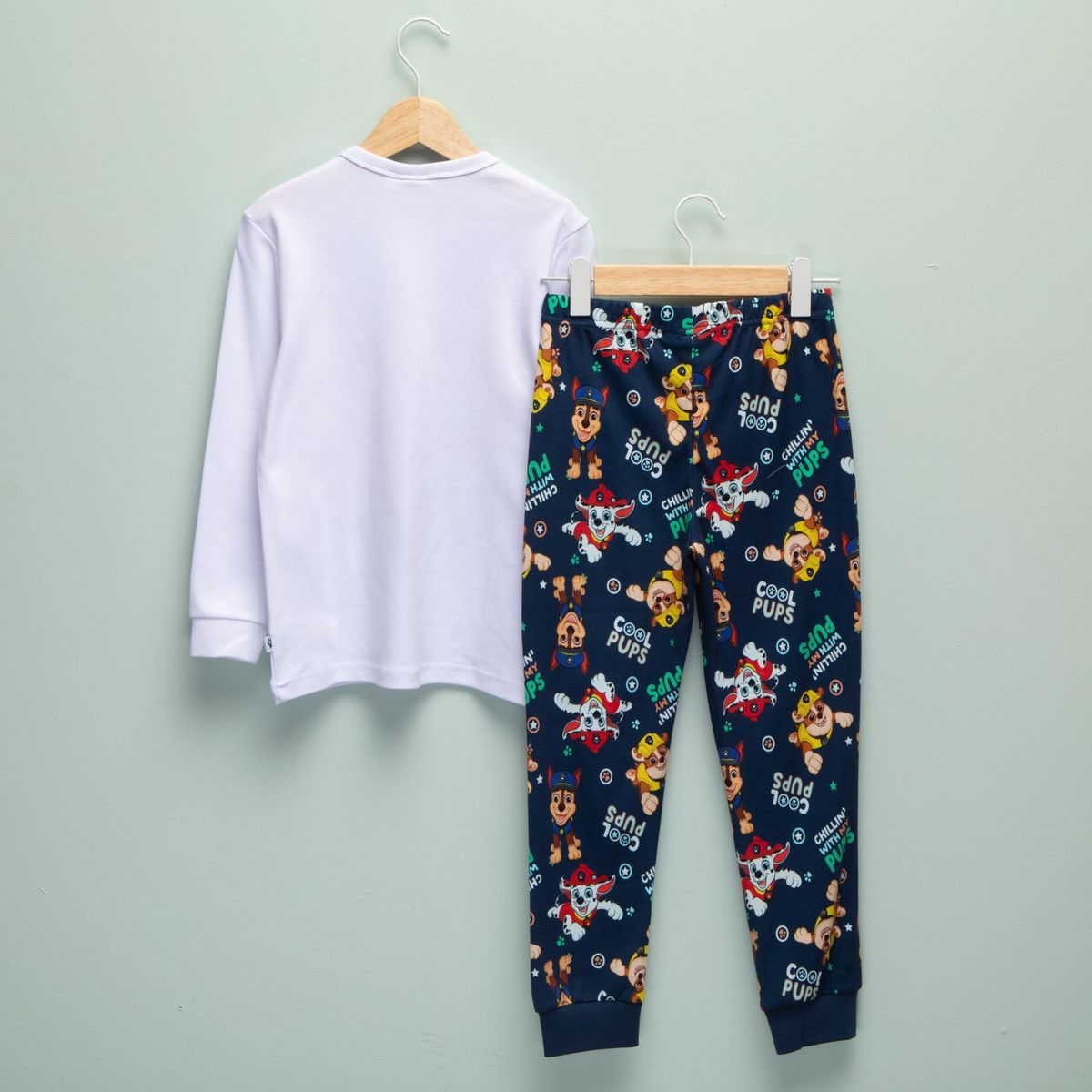 PAW PATROL - Pijama Cintura elásticada para Niño 2 piezas Paw Patrol de Algodón
