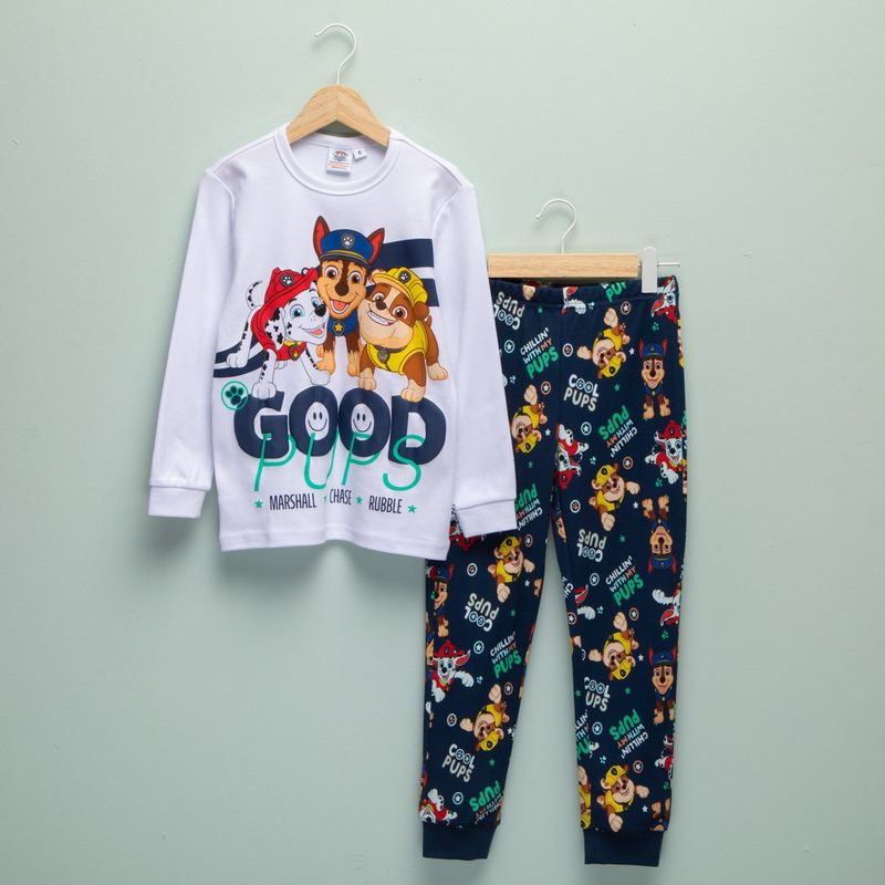 PAW PATROL - Pijama Cintura elásticada para Niño 2 piezas Paw Patrol de Algodón