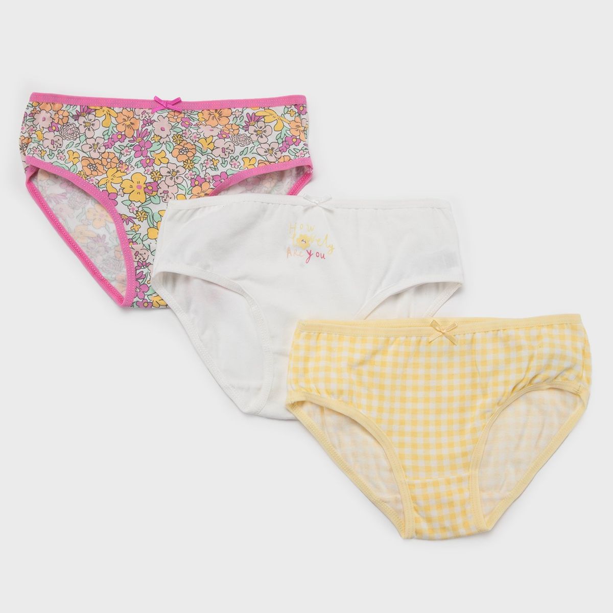 YAMP - Panty para Niña Pack de 3 unidades de Algodón Yamp