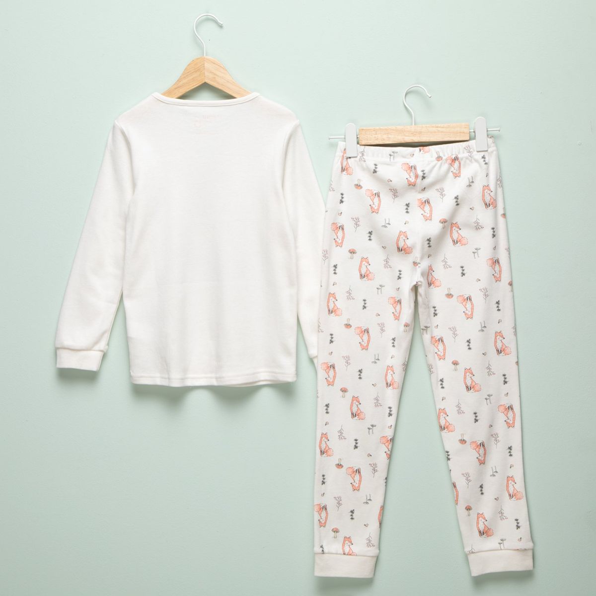 YAMP - Pijama Cintura elásticada para Niña 2 piezas con Estampado de Algodón Yamp