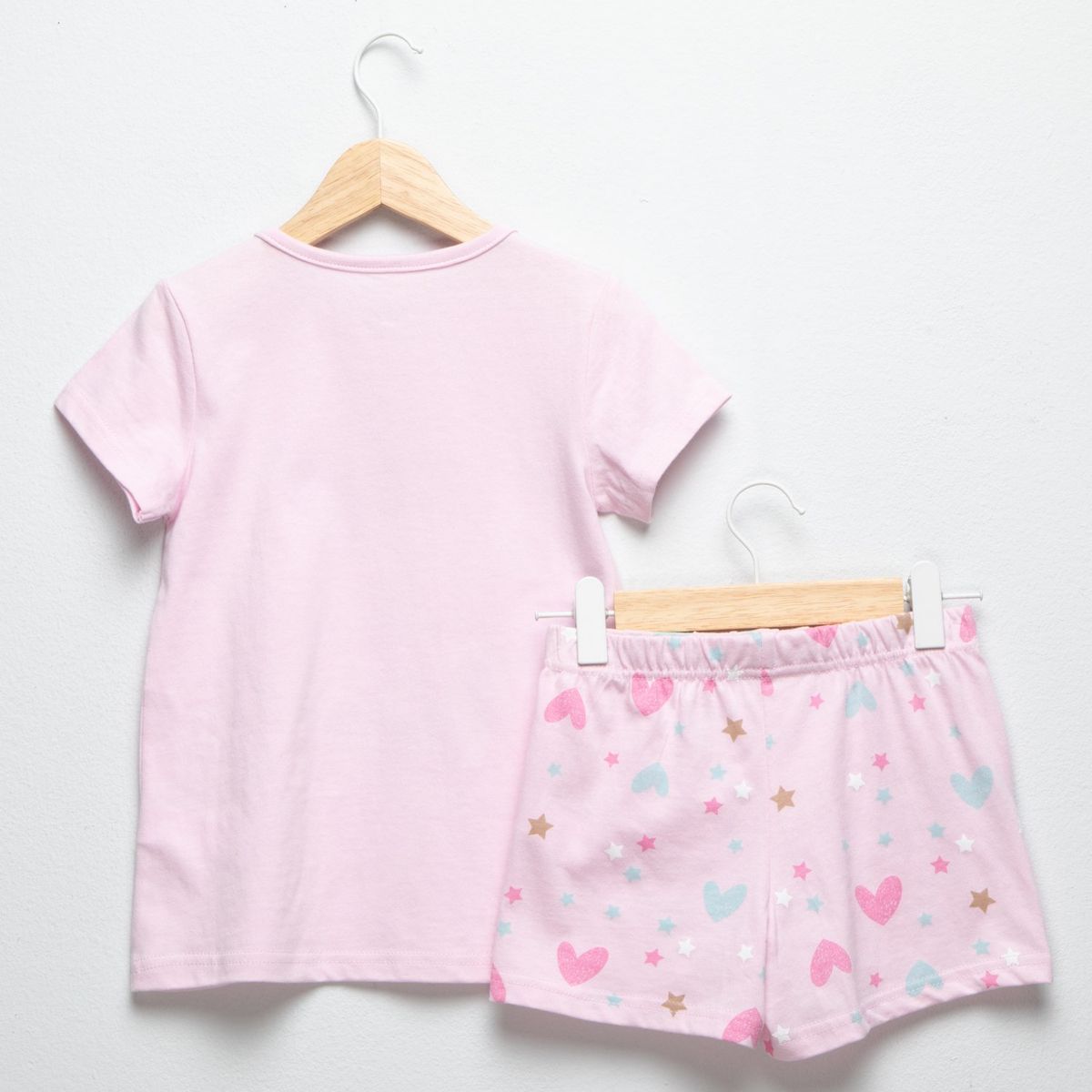 YAMP - Pijama Cintura elásticada Para Niña 2 piezas con Estampado de Algodón Yamp