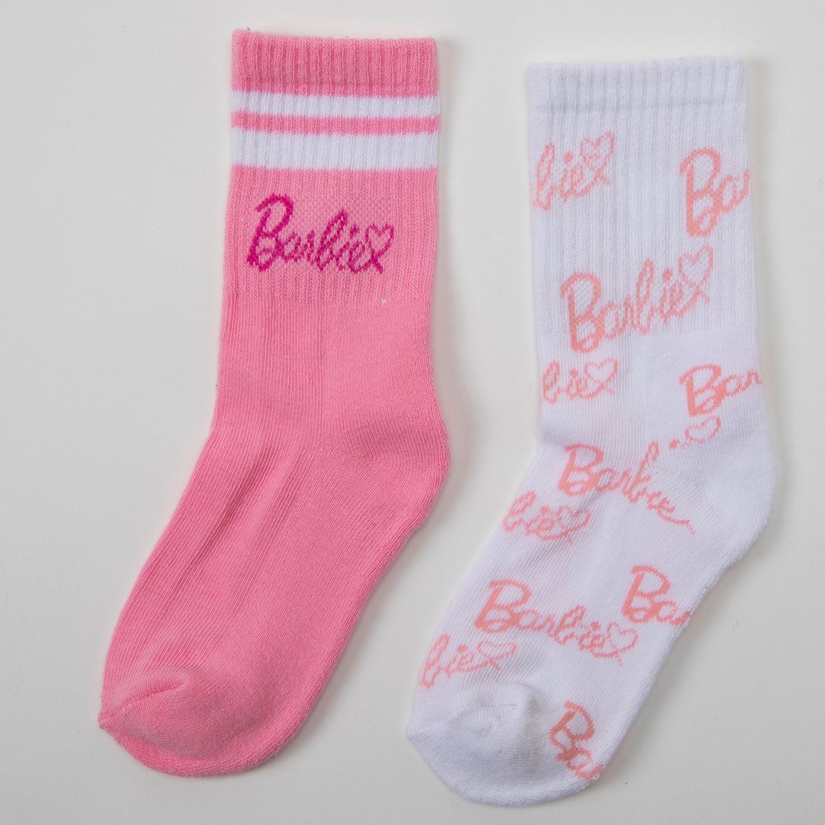 BARBIE - Medias para Niña cortas Pack de 2 Barbie