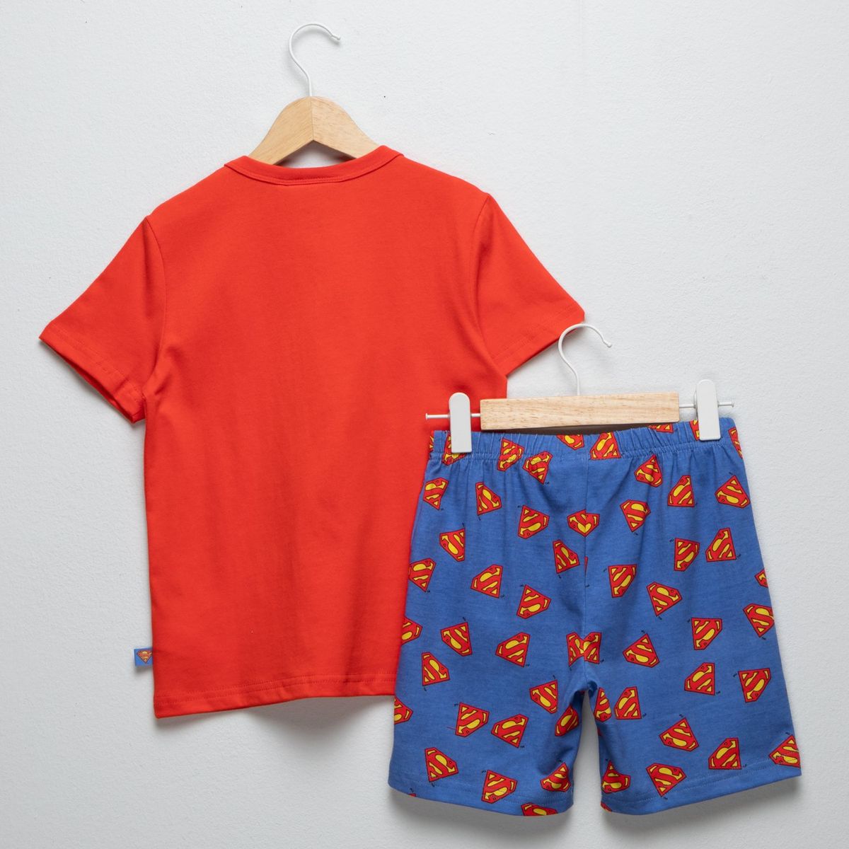  - Pijama Cintura elásticada para Niño 2 piezas con Estampado Superman Manga corta de Algodón DC Originals