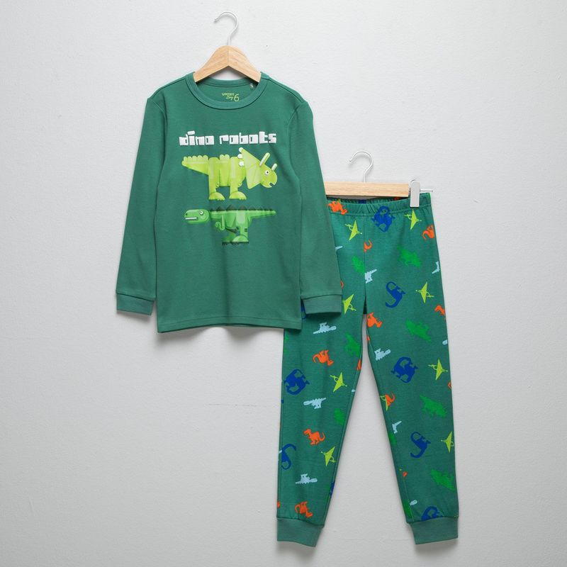 YAMP - Pijama Cintura elásticada para Niño 2 piezas de Algodón Yamp
