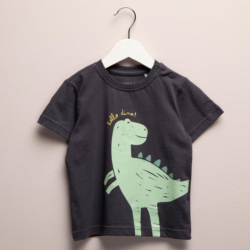 YAMP - Camiseta Bebé niño  con Estampado  Manga corta Algodón Yamp