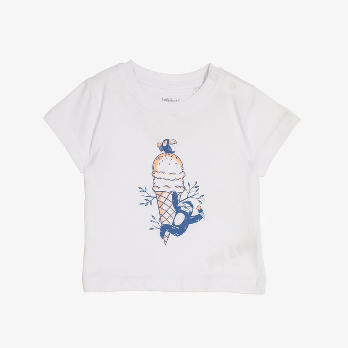 YAMP - Camiseta Bebé niño  con Estampado  Manga corta Algodón Yamp