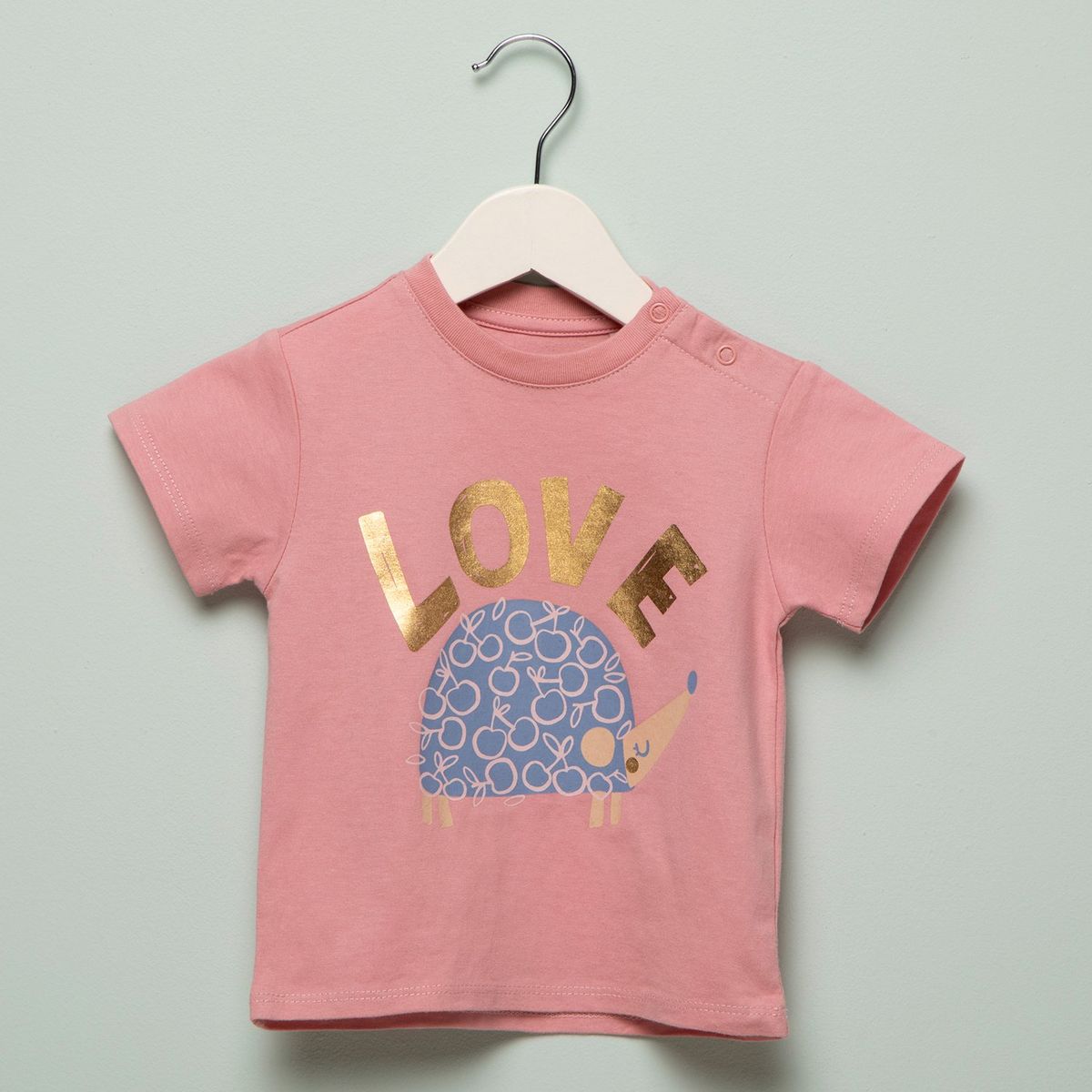 YAMP - Camiseta Bebé niña  con Estampado Manga corta Algodón Yamp