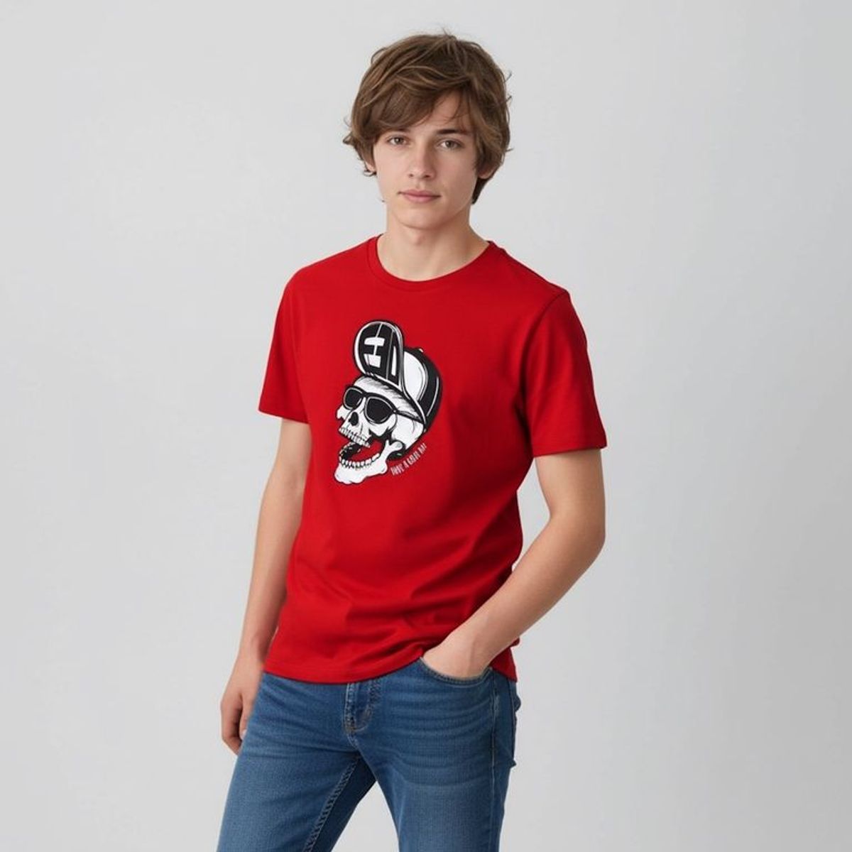 FEDERATION - Camiseta Niño con Estampado Manga corta Federation