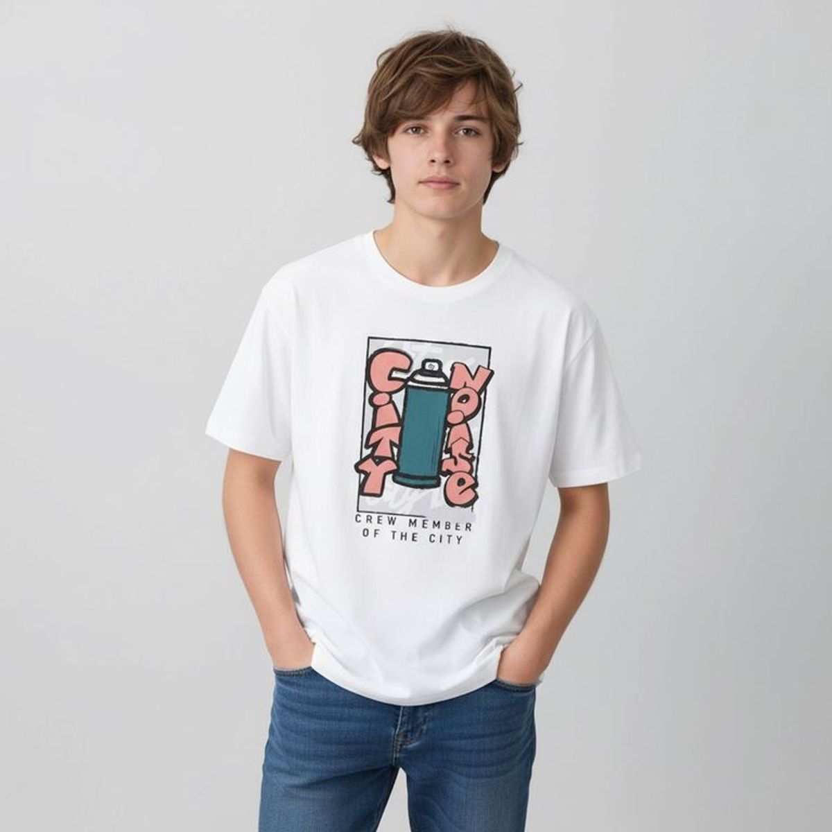 FEDERATION - Camiseta Niño con Estampado Manga corta Federation