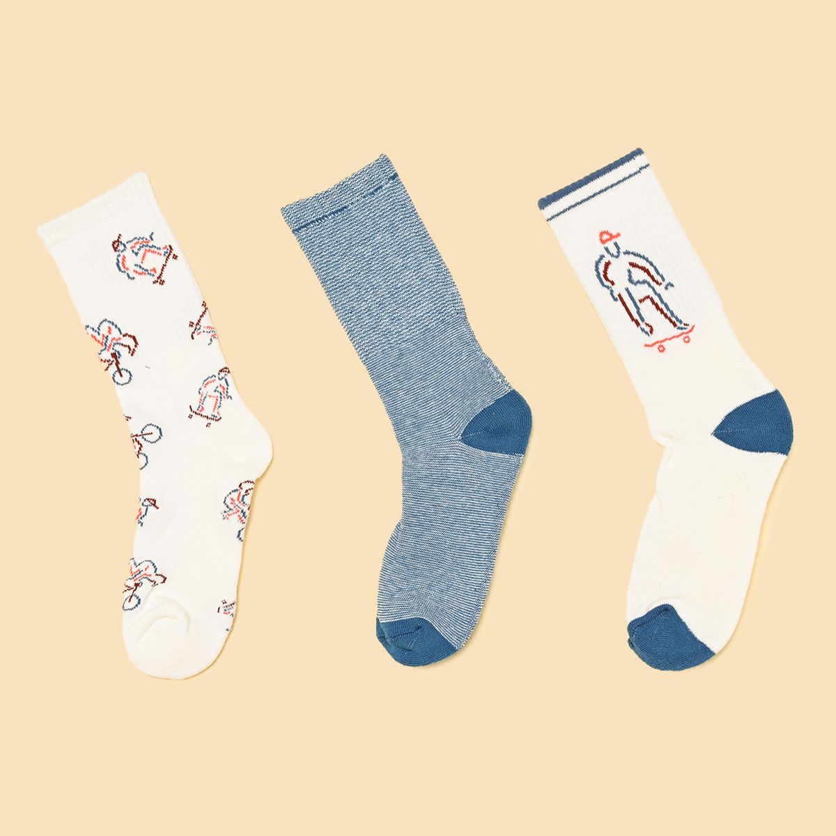 FEDERATION - Medias para niño largas pack de 3 Yamp