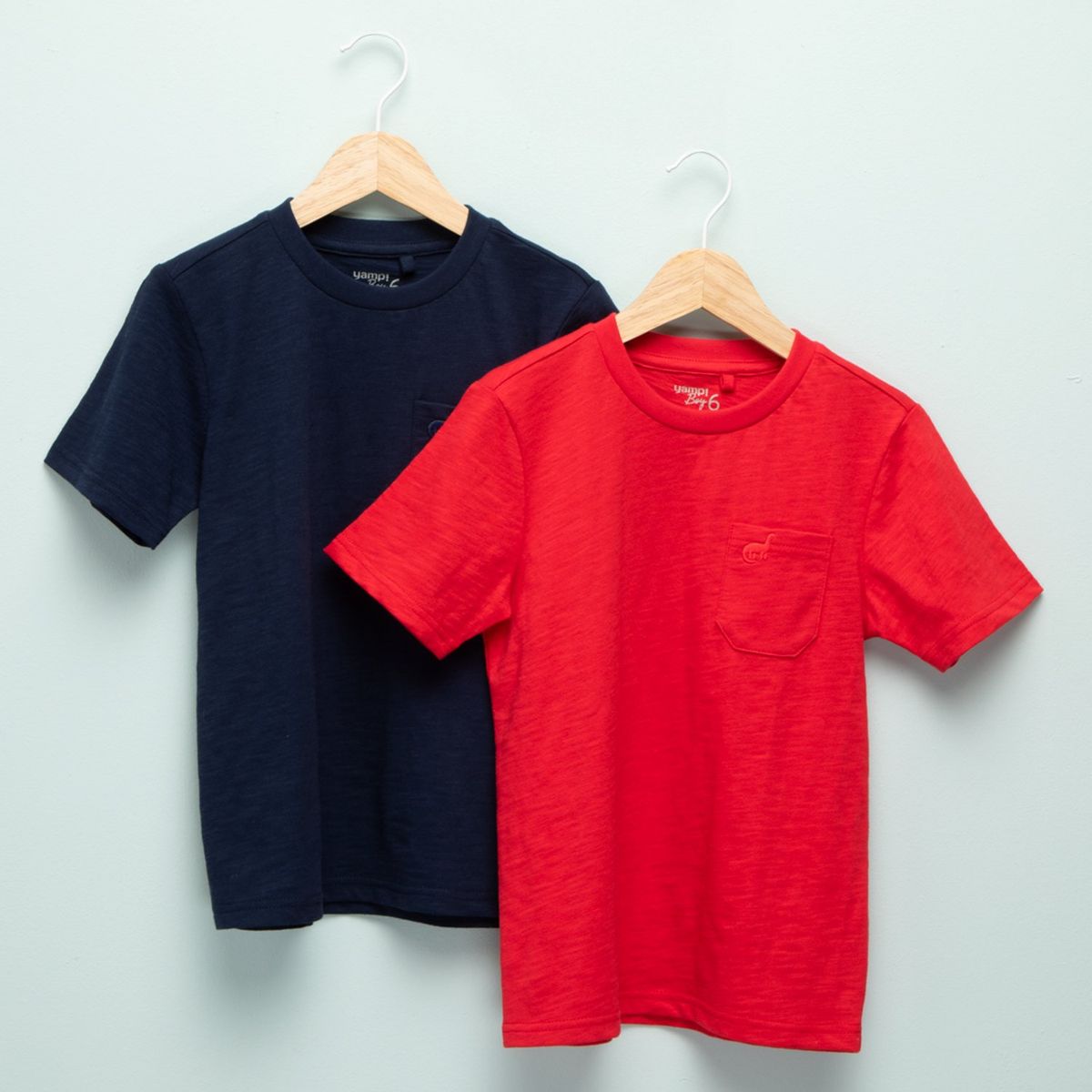 YAMP - Camisetas Niño Pack de 2 unidades  Manga corta Algodón Yamp