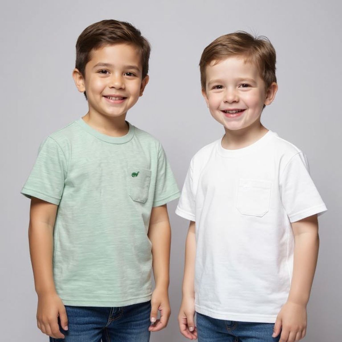 YAMP - Camisetas Niño Pack de 2 unidades  Manga corta Algodón Yamp