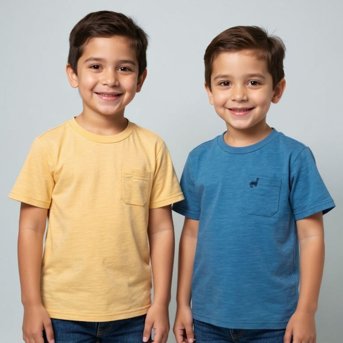 YAMP - Camisetas Niño Pack de 2 unidades  Manga corta Algodón Yamp