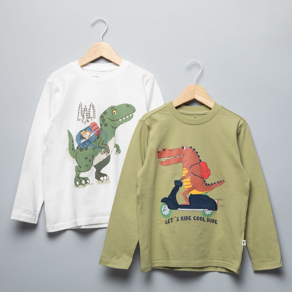 YAMP - Camiseta manga larga Niño Manga larga Algodón Yamp