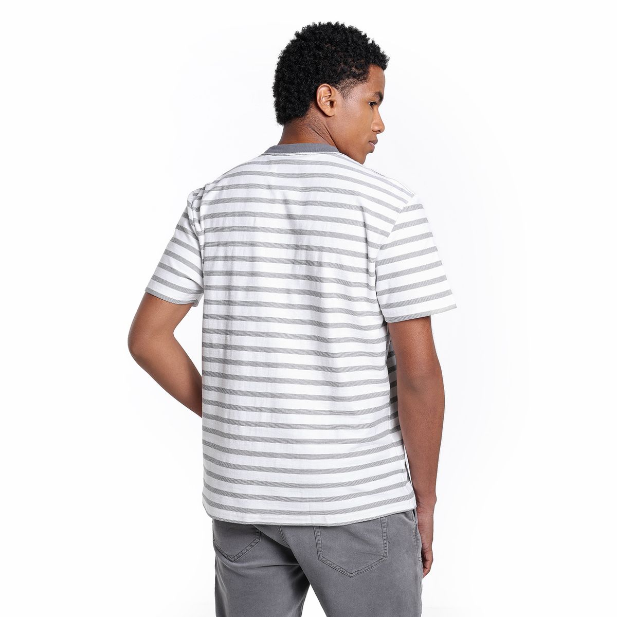 DOO AUSTRALIA - Camiseta polo Hombre Manga corta de Rayas de Algodón Doo Australia