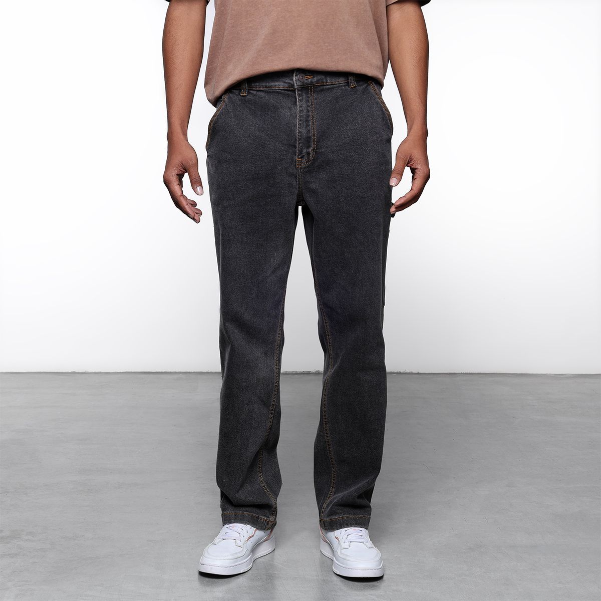 DENIMLAB - Jean 5 Bolsillos Hombre Cargo de Algodón Denimlab