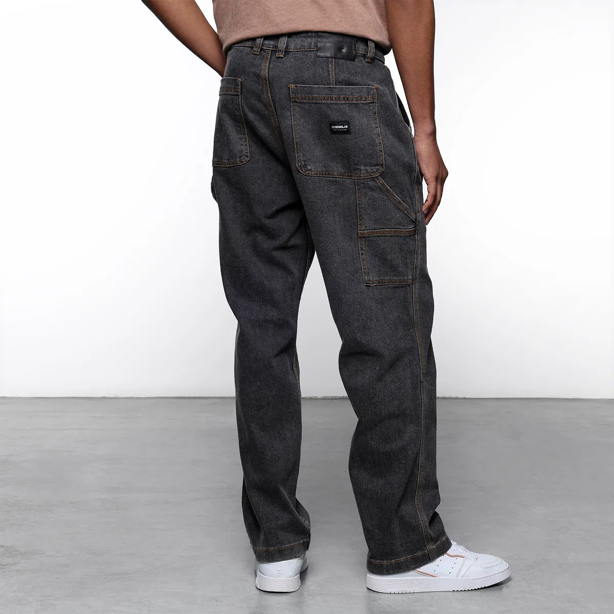 DENIMLAB - Jean 5 Bolsillos Hombre Cargo de Algodón Denimlab