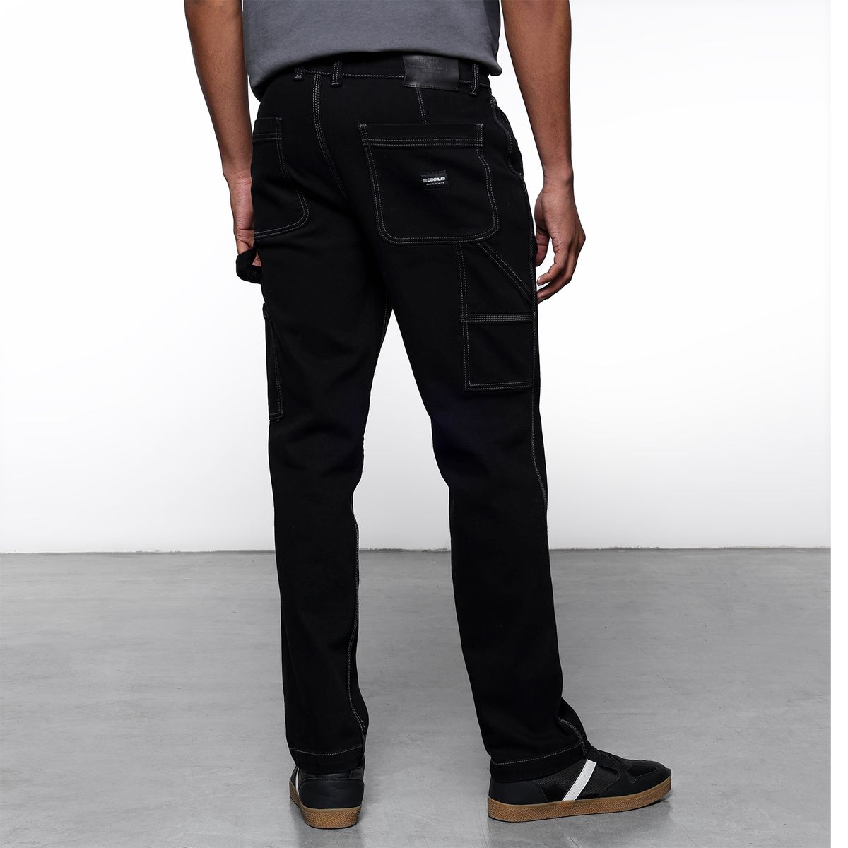 DENIMLAB - Jean 5 Bolsillos Hombre Cargo de Algodón Denimlab