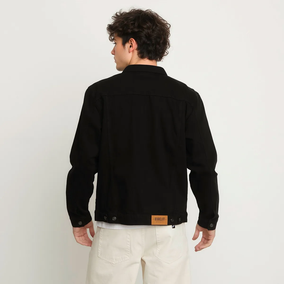 BEARCLIFF - Chaqueta de jean Hombre de Algodón Bearcliff