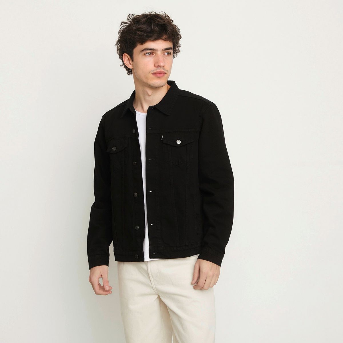 BEARCLIFF - Chaqueta de jean Hombre de Algodón Bearcliff