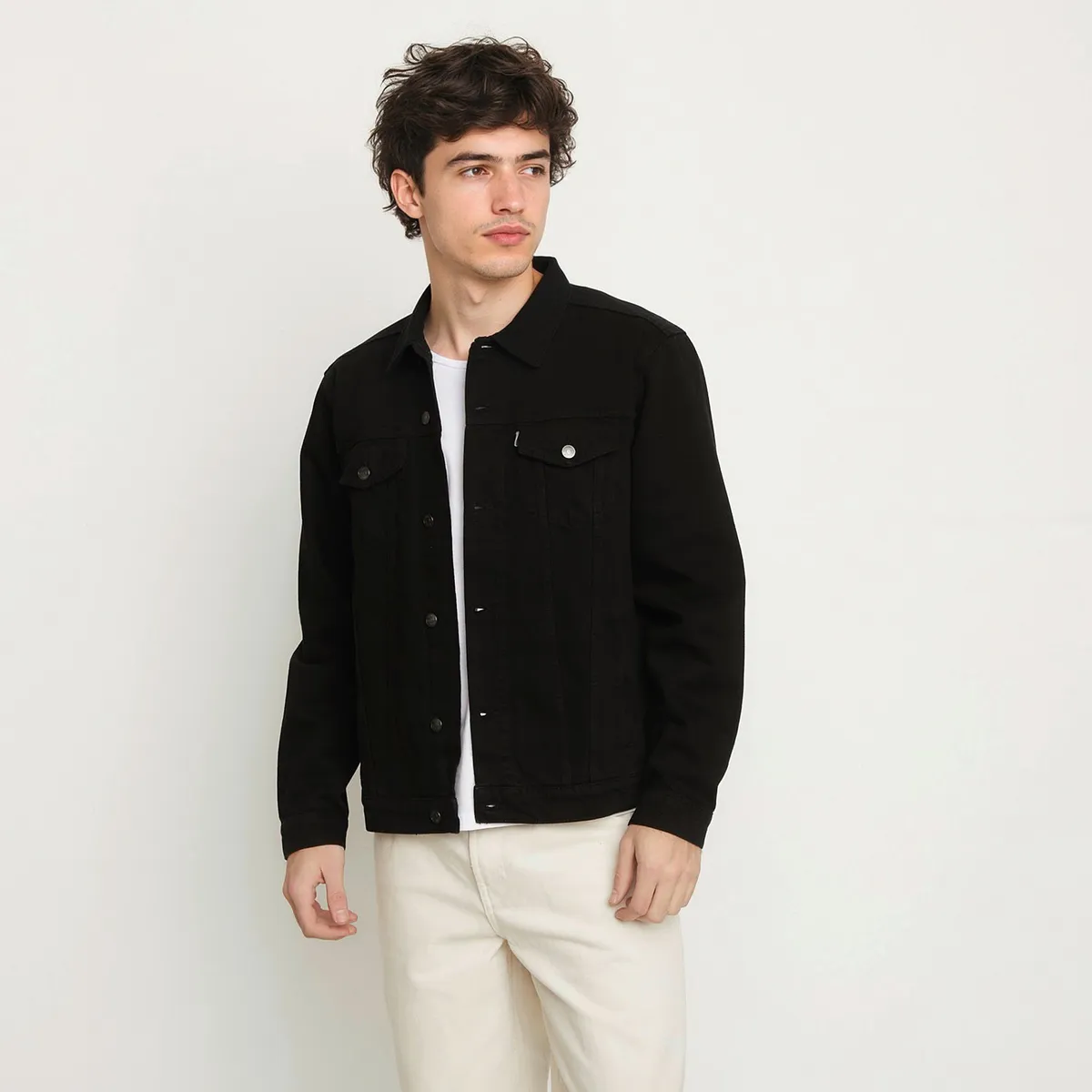 BEARCLIFF - Chaqueta de jean Hombre de Algodón Bearcliff