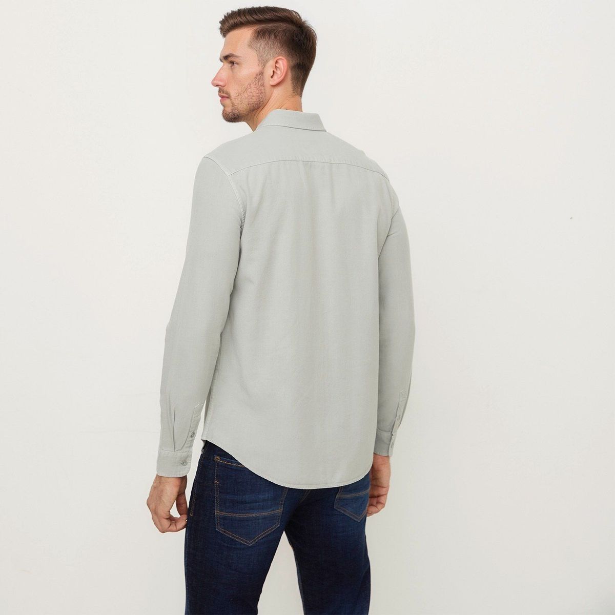 MOSSIMO - Camisa Hombre Manga larga Regular Mossimo