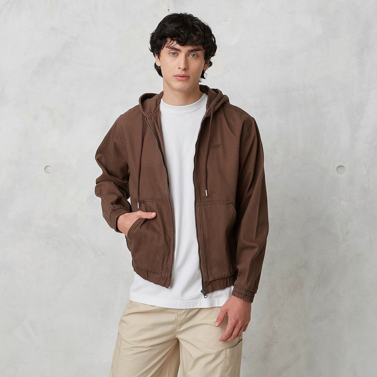 BEARCLIFF - Chaqueta de jean Hombre de Algodón Bearcliff