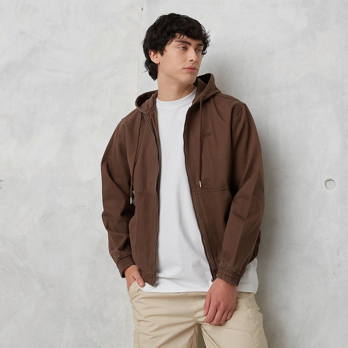 BEARCLIFF - Chaqueta de jean Hombre de Algodón Bearcliff