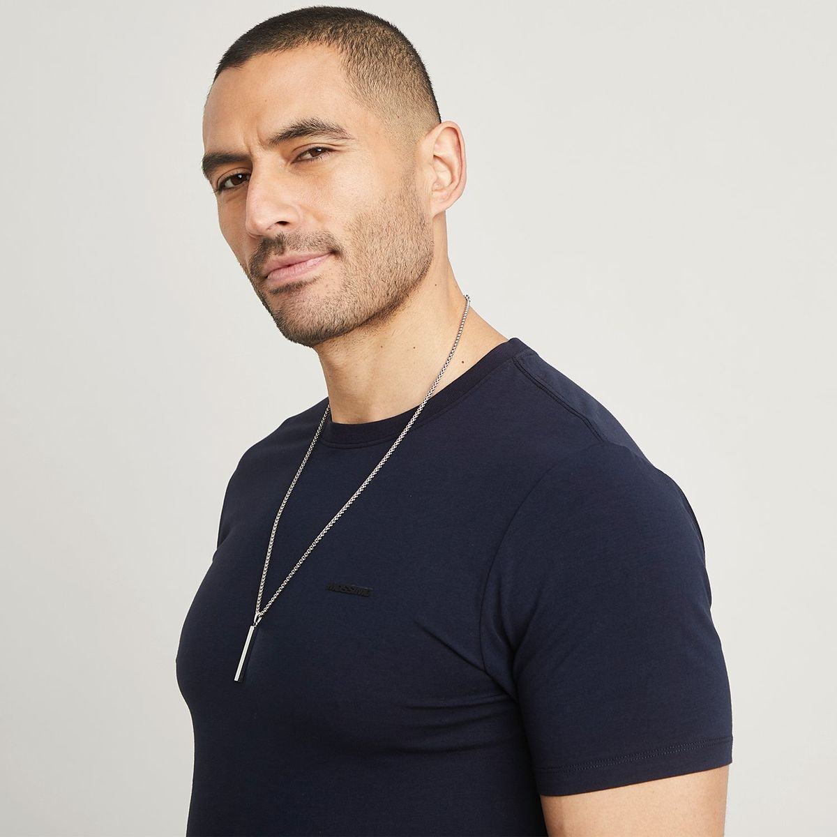 MOSSIMO - Camiseta Hombre Manga corta de Algodón Mossimo