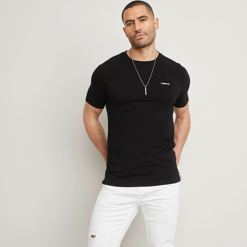 MOSSIMO - Camiseta Hombre Manga corta de Algodón Mossimo