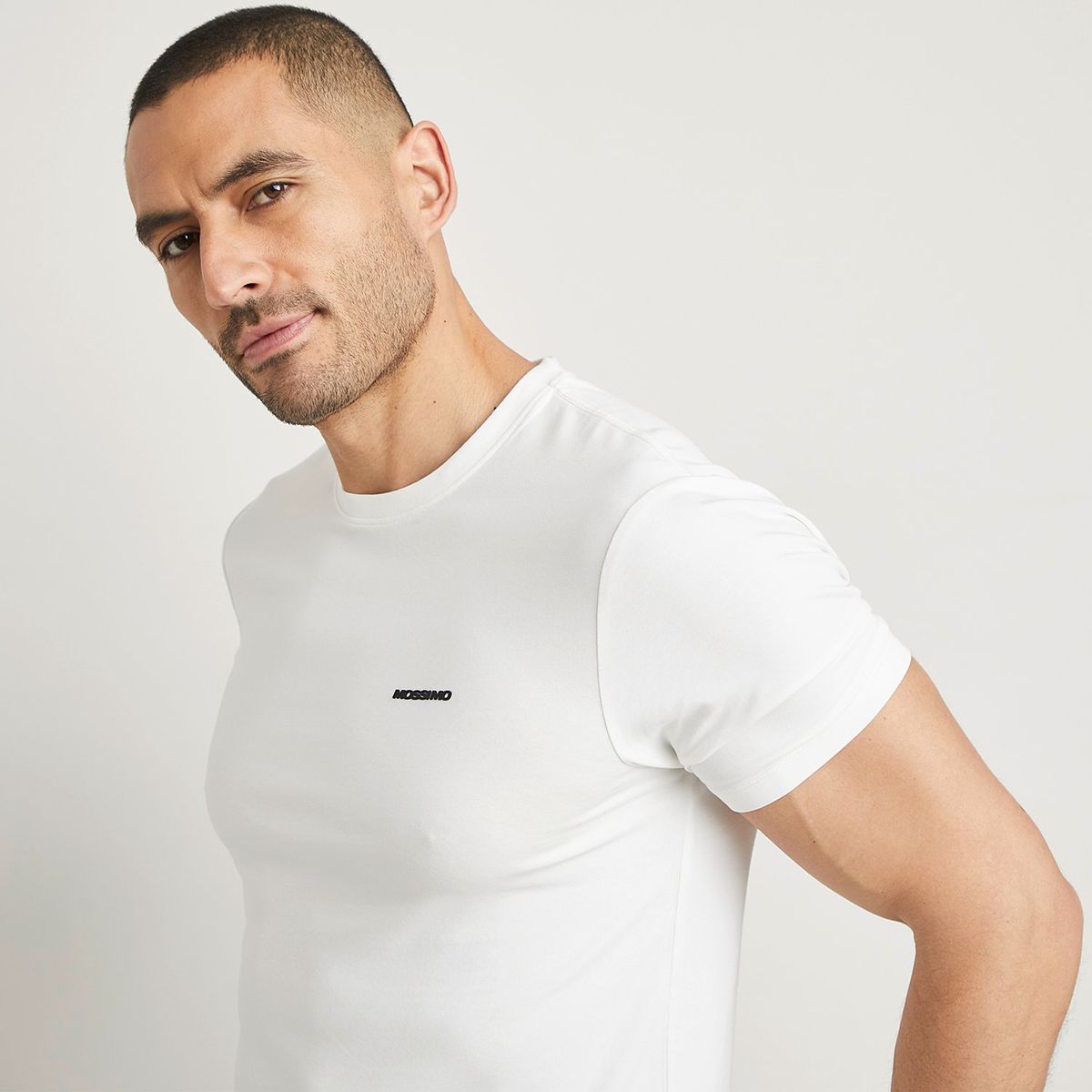 MOSSIMO - Camiseta Hombre Manga corta de Algodón Mossimo