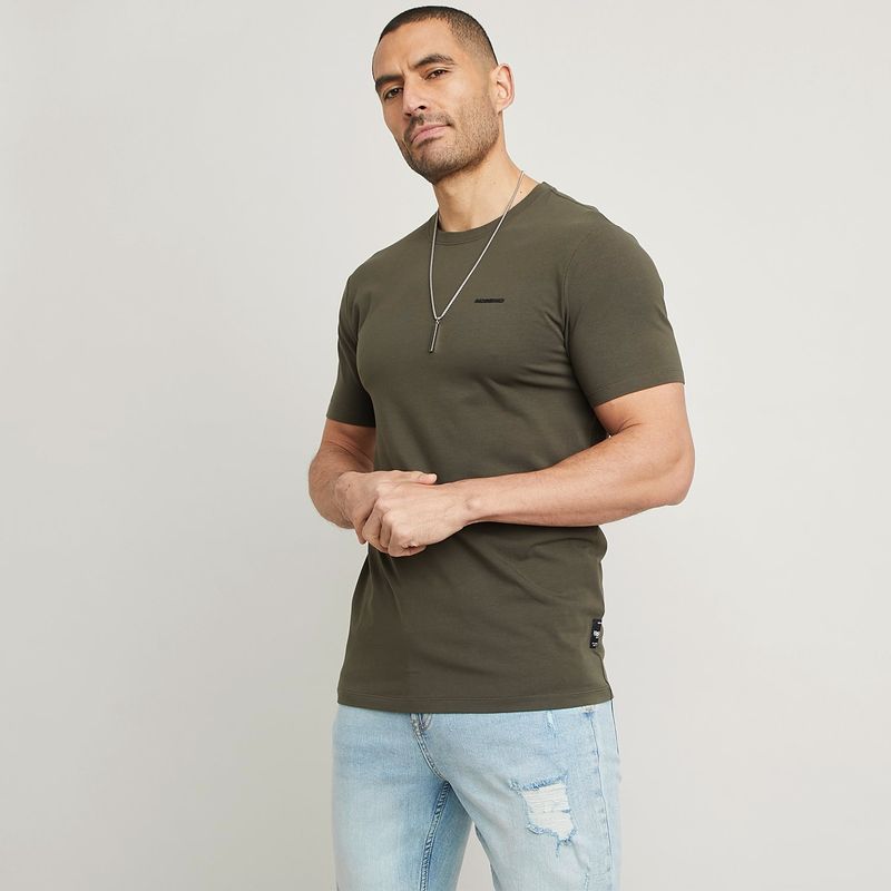MOSSIMO - Camiseta Hombre Manga corta de Algodón Mossimo