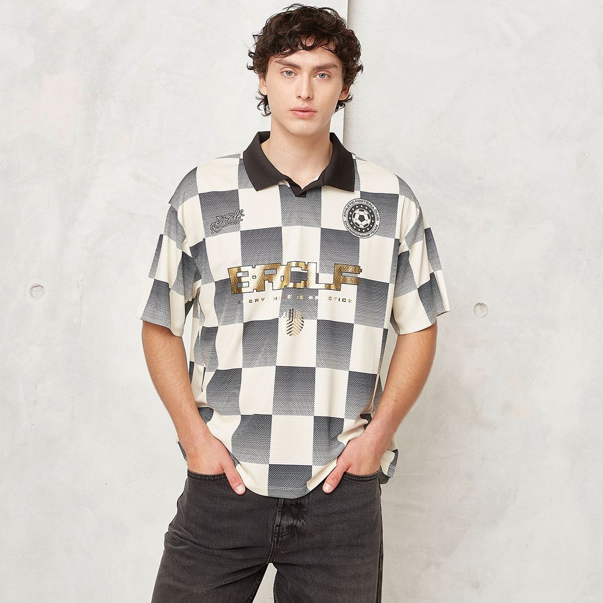 BEARCLIFF - Camiseta polo Hombre Manga corta con Estampado Bearcliff
