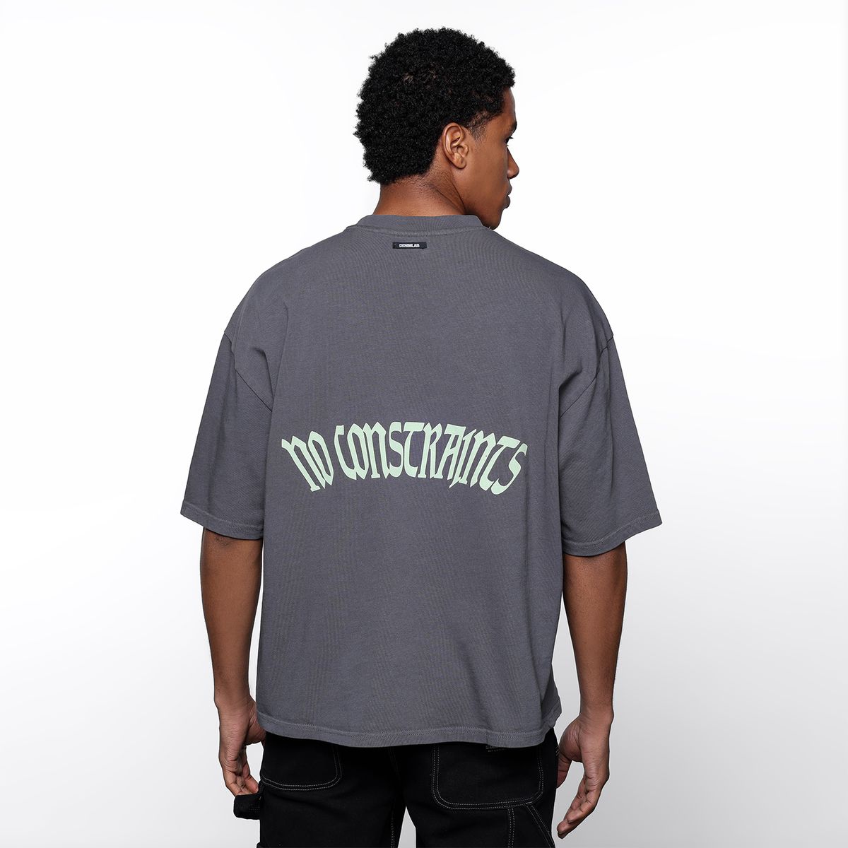 DENIMLAB - Camiseta Hombre Manga corta con Estampado de Algodón Denimlab