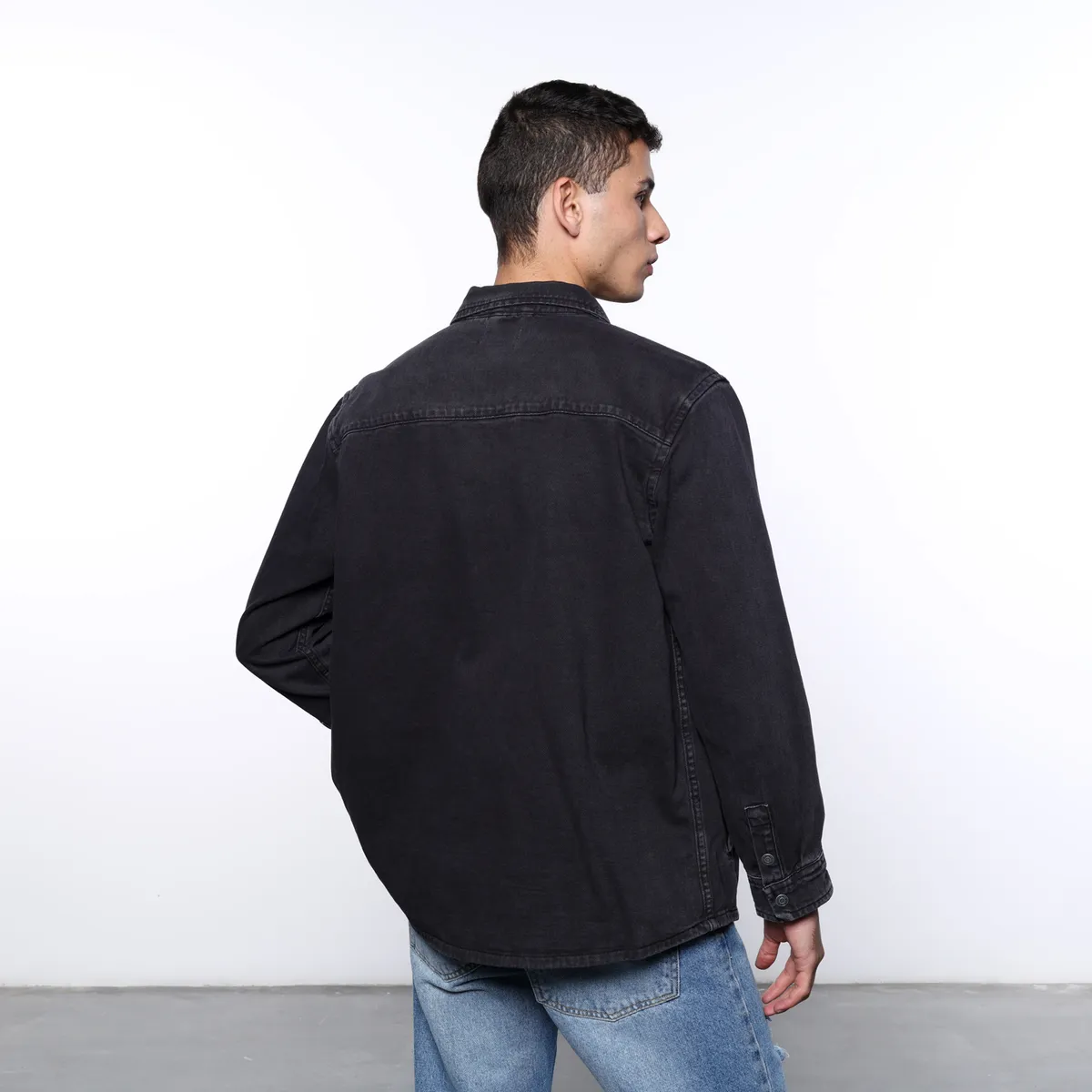 DENIMLAB - Chaqueta de jean Hombre de Algodón Denimlab