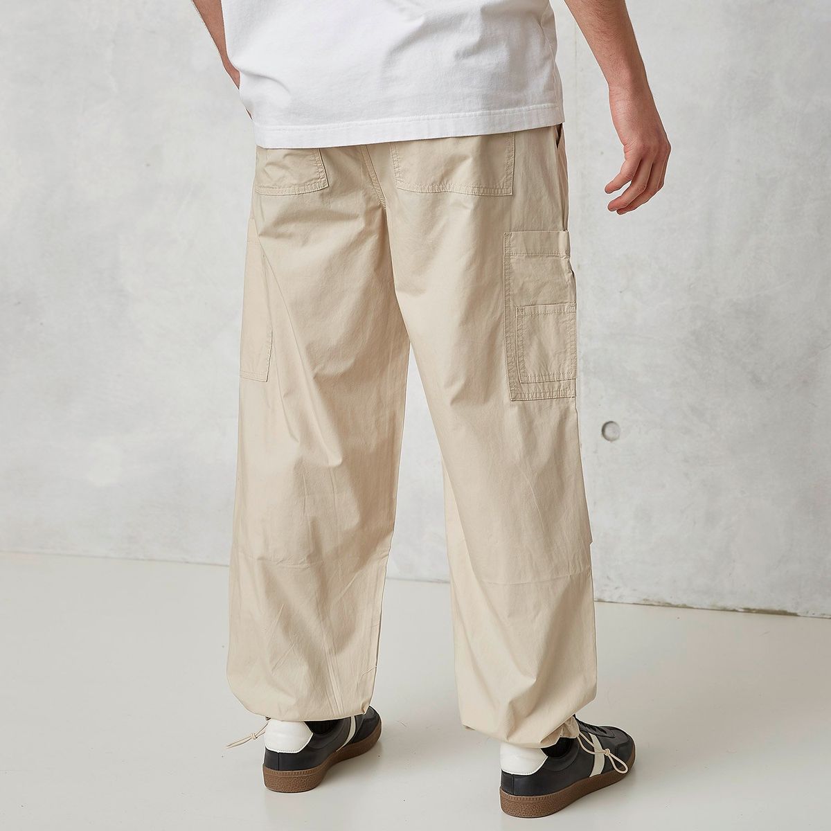 BEARCLIFF - Pantalón cargo Hombre Baggy de Algodón Bearcliff