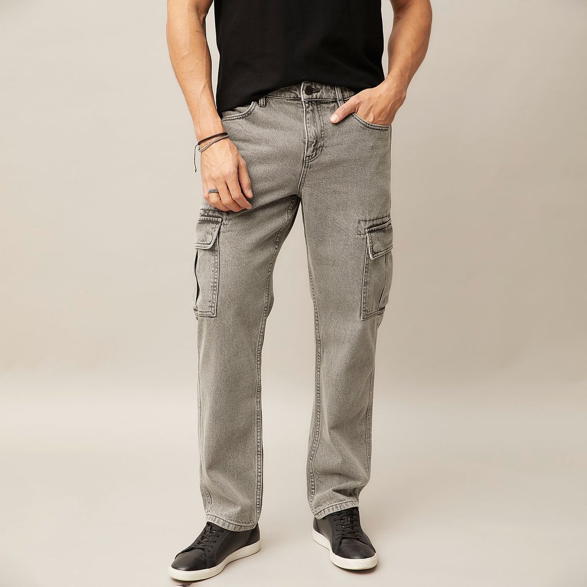 MOSSIMO - Jean Cargo Hombre de Algodón Mossimo