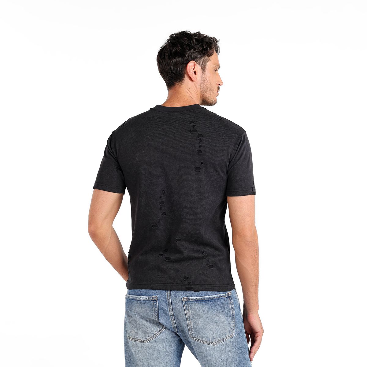 MOSSIMO - Camiseta Hombre Manga corta de Algodón Mossimo